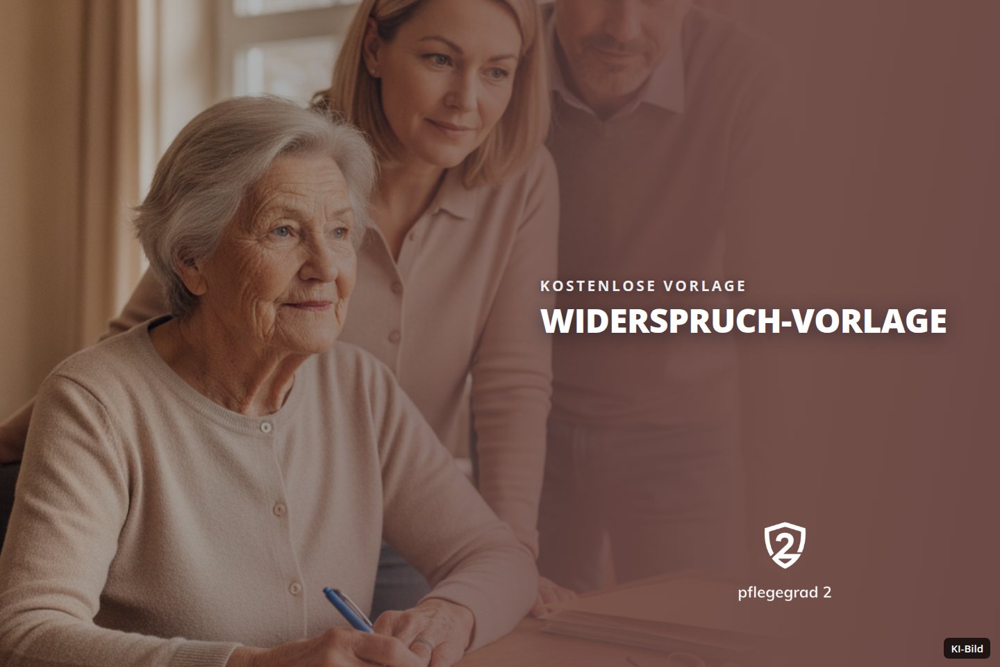 Widerspruch Pflegegrad: Musterschreiben als PDF und Word-Datei